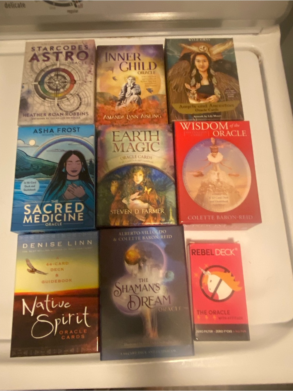 Nine  Oracle Decks Newer